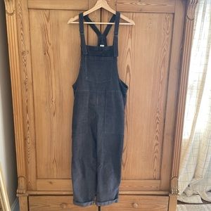 Black Corduroy Aerie overalls